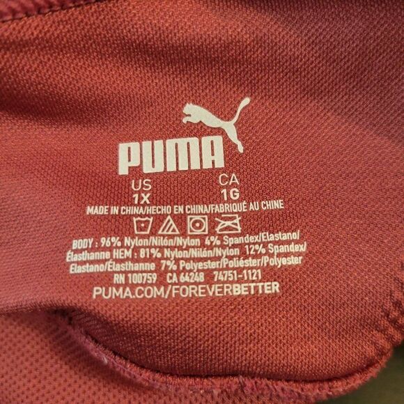 PUMA Low Support Seamless Sports Bra (Size 1X) - Picture 3 of 5